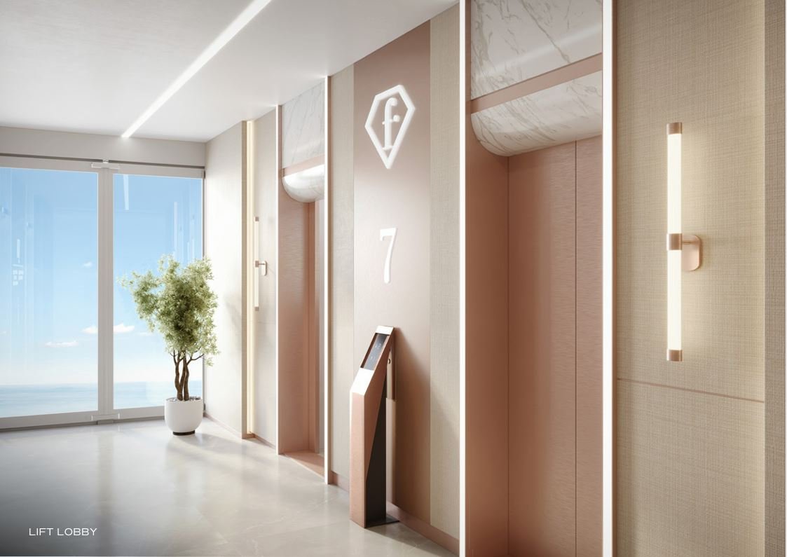 Luxury lobby and high-speed lift – Bnw Fashion Tv Acacia at Al Marjan Island,  Ras Al Khaimah