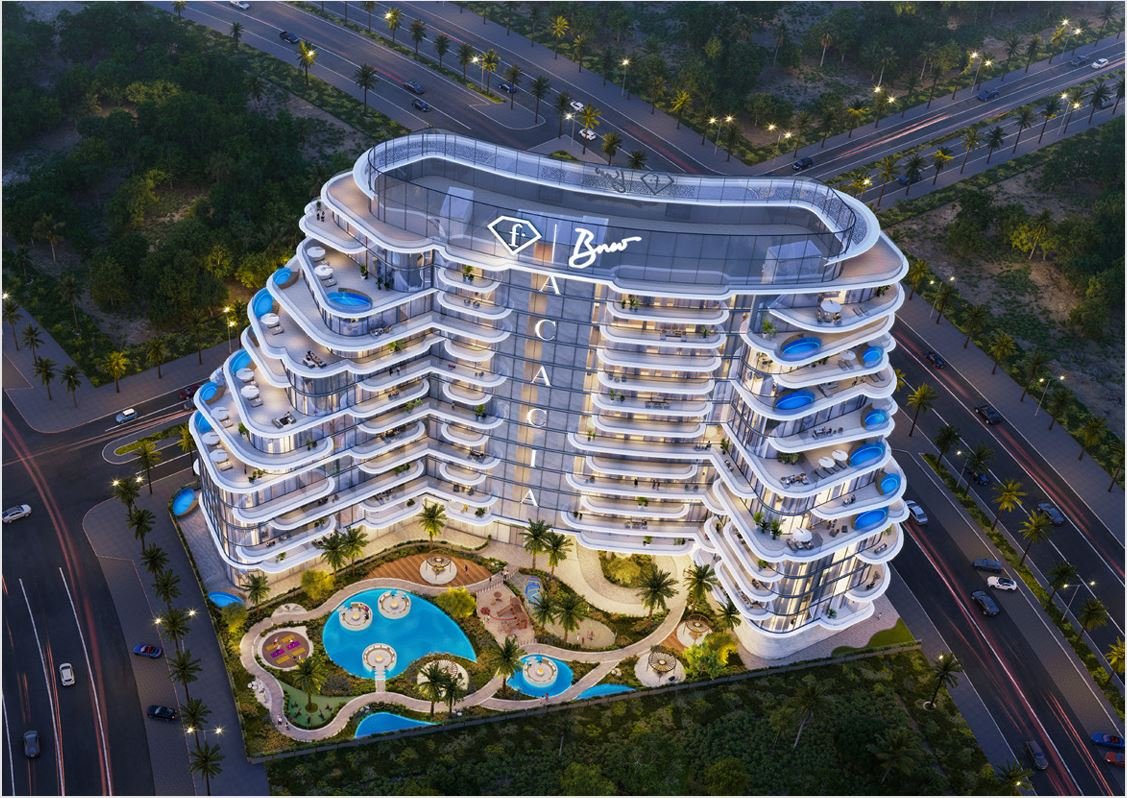 Premium residential building view – Bnw Fashion Tv Acacia at Al Marjan Island,  Ras Al Khaimah