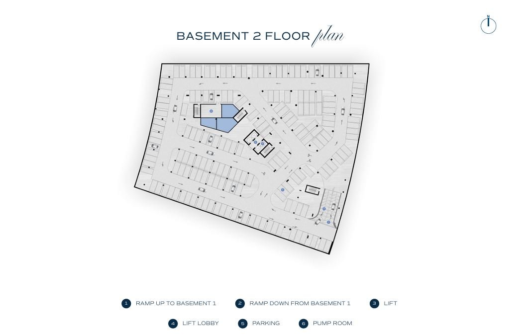Basement 2nd floor plan – Bnw Fashion Tv Acacia at Al Marjan Island, Ras Al Khaimah