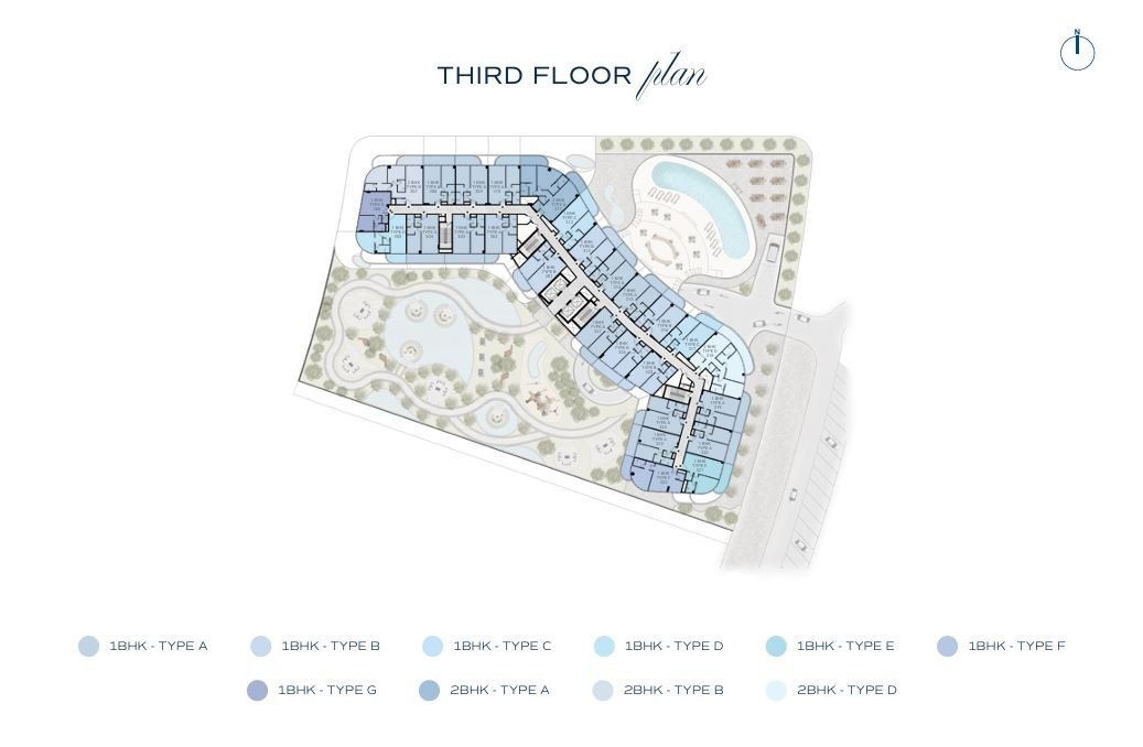 3rd floor plan – Bnw Fashion Tv Acacia at Al Marjan Island, Ras Al Khaimah